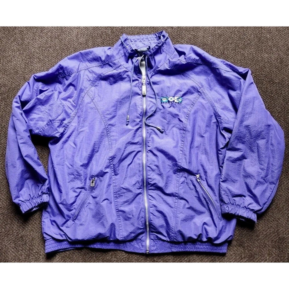 Women's Catalina Sport Tec Lined Wind Jacket Purple Size Med
